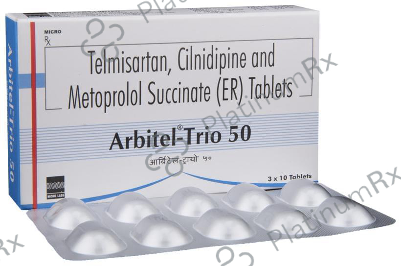 Arbitel-Trio 50 Tablet ER 10 Tablet ER