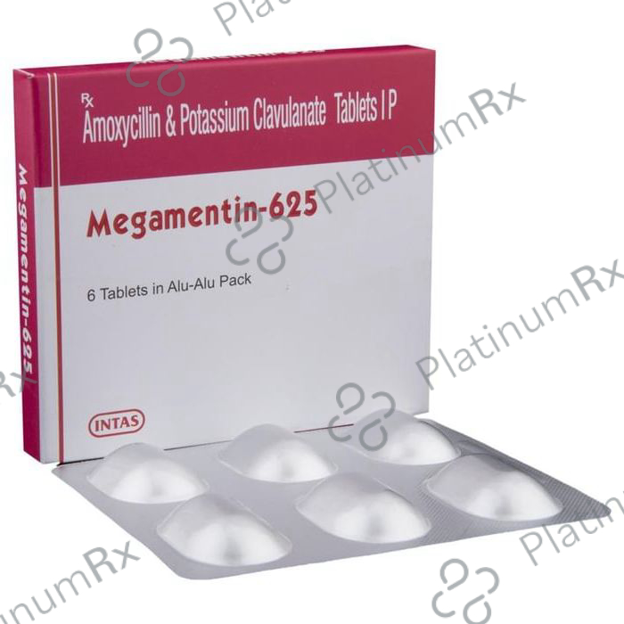 Megamentin 625mg Tablet 6s