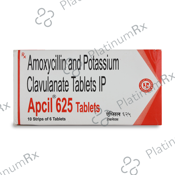 Apcil 500 /125 mg Tablet 6s