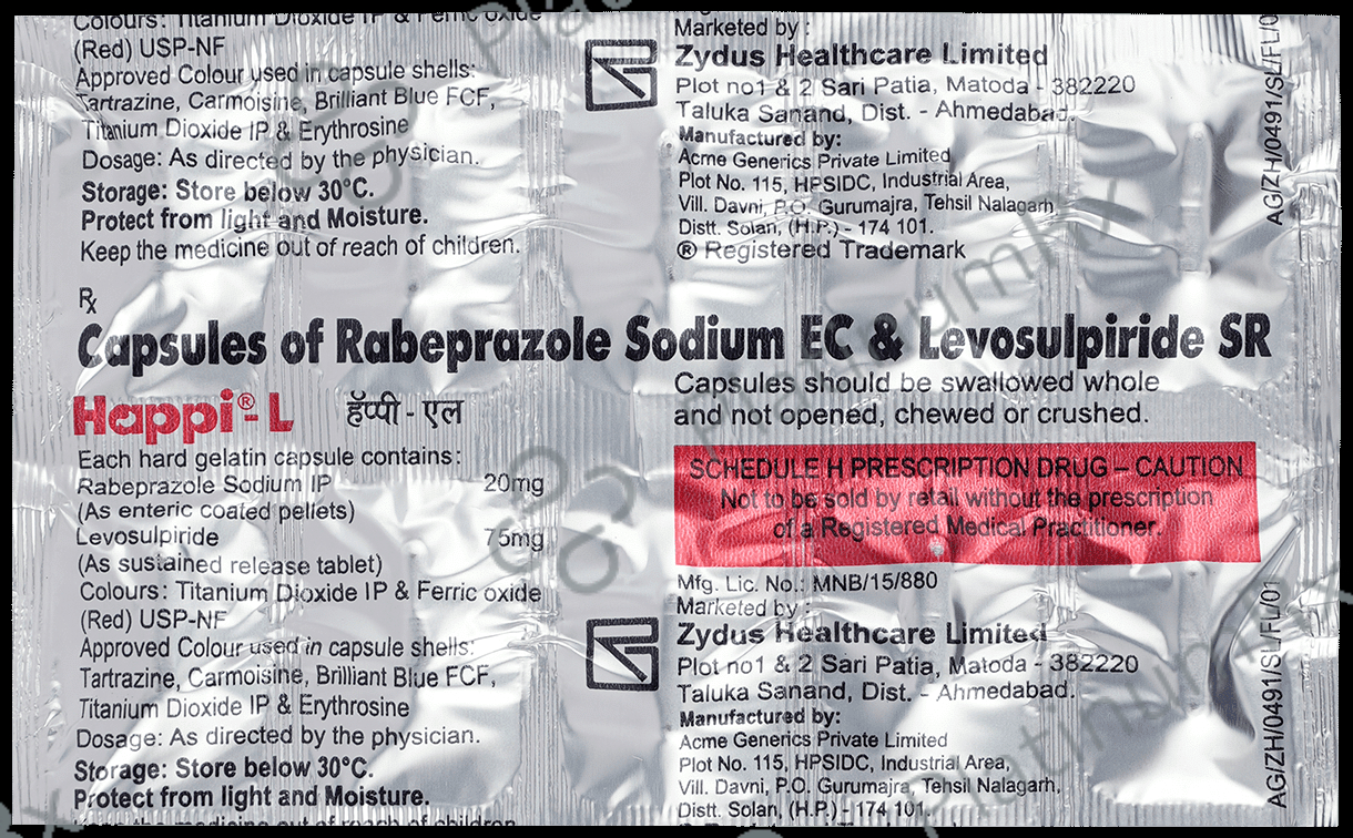 Happi L 75/40mg Capsule SR 10s