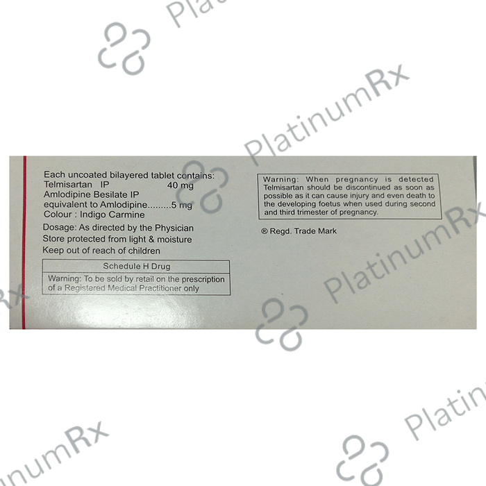 Telminorm AM 40/5mg Tablet 10s