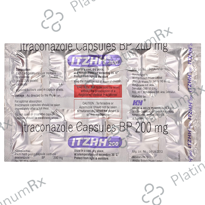 Itzhh 200mg Capsule 10s