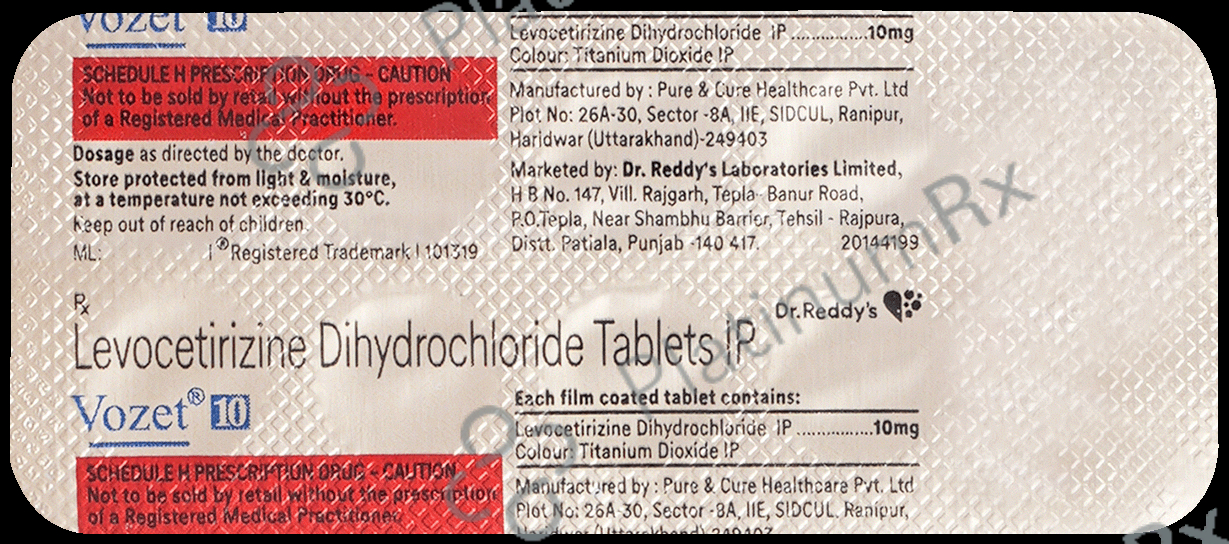 Vozet 10mg Tablet 10s