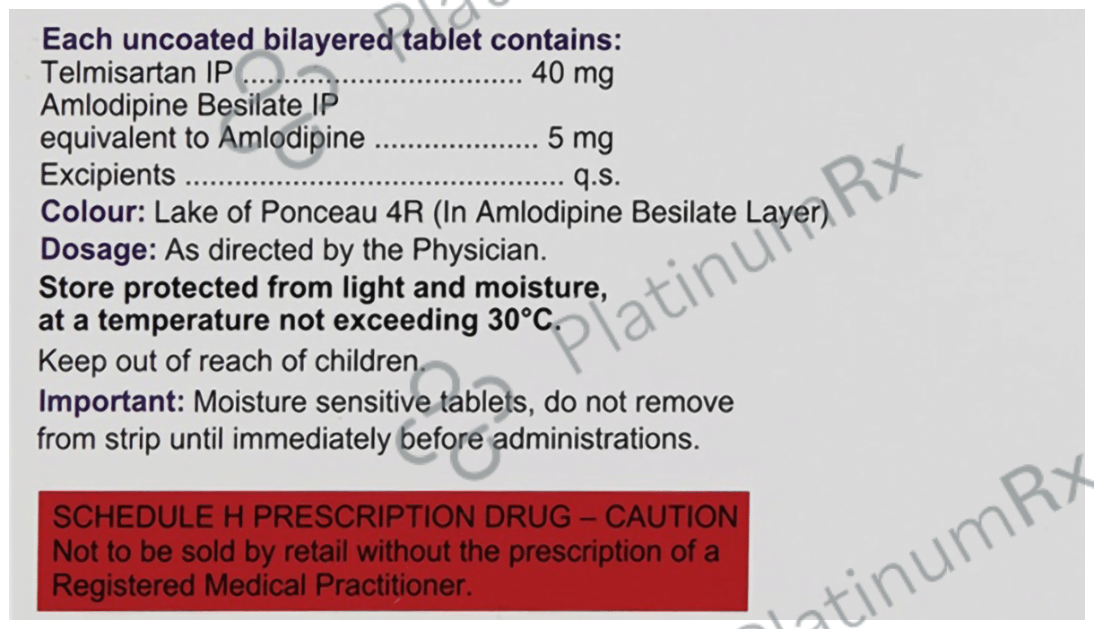 Telgard AM 40/5mg Tablet 10s