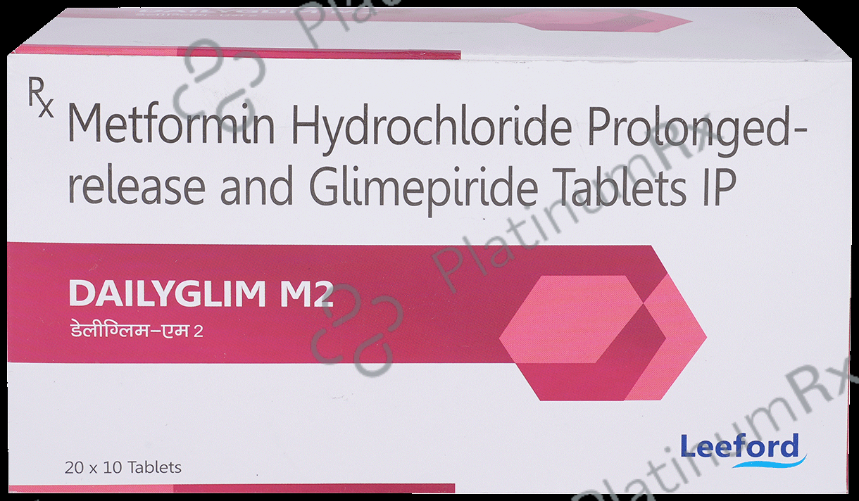 Dailyglim M2 2/500mg Tablet PR 10s