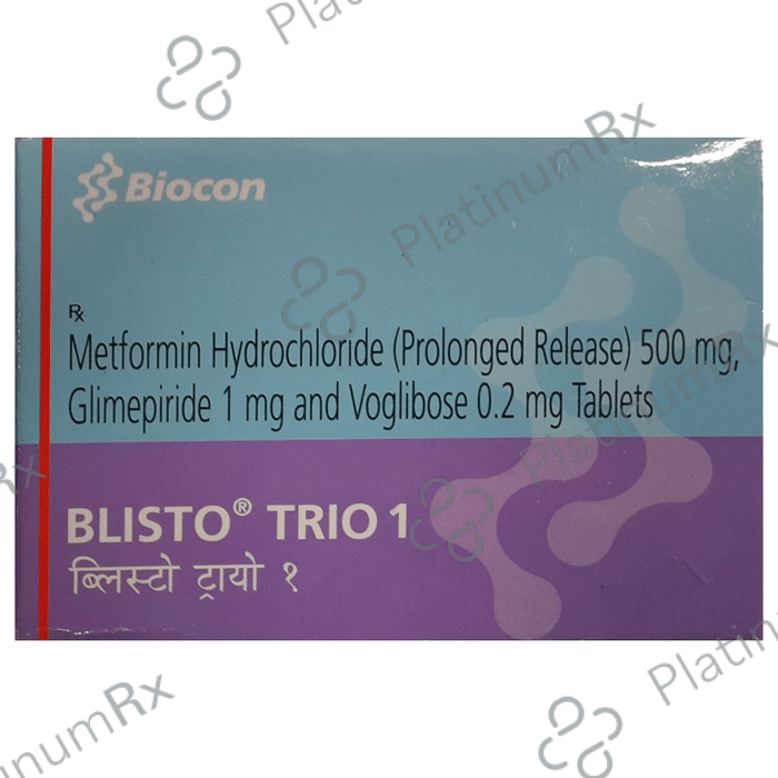 Blisto Trio 1/500/0.2mg Tablet PR 10s