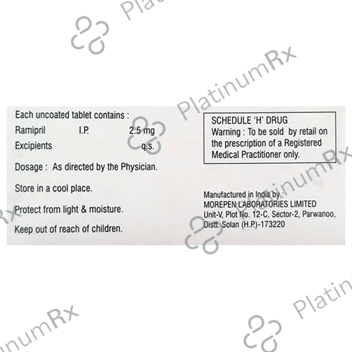 Ramicure 2.5mg Tablet 10s