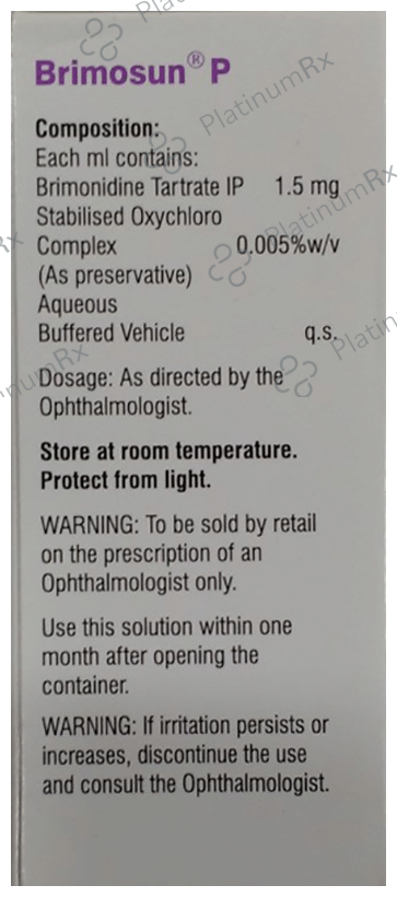 Brimosun P Eye Drop