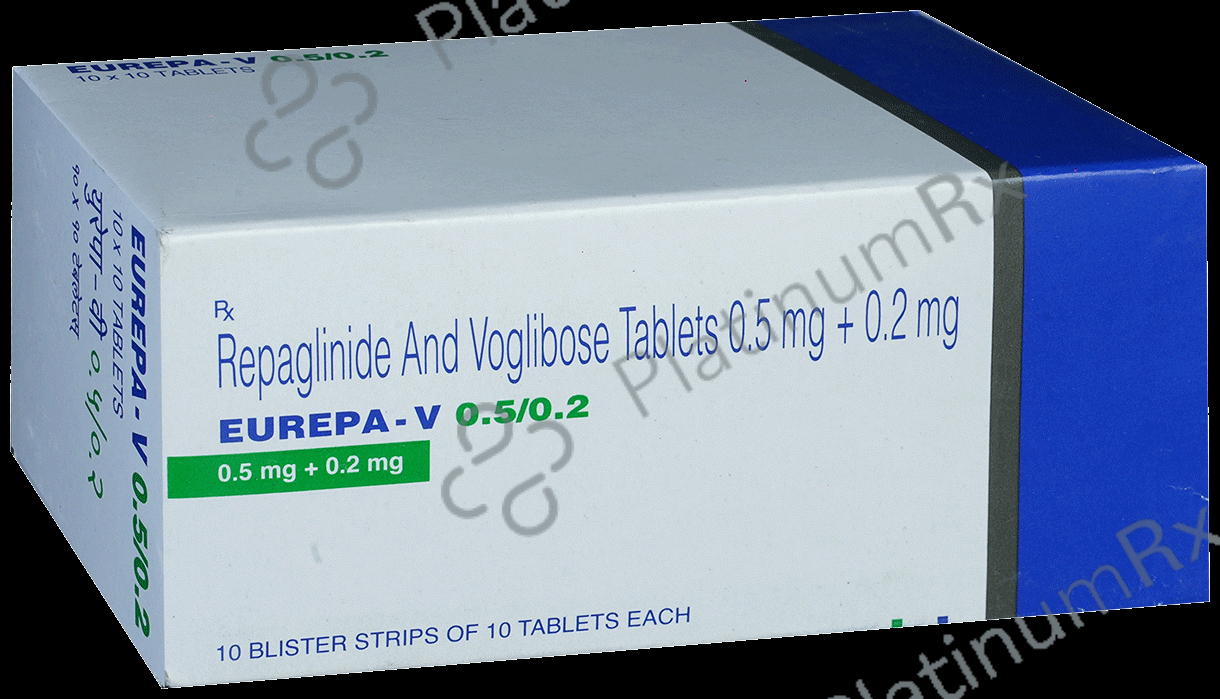 Eurepa V 0.5/0.2mg Tablet 10s
