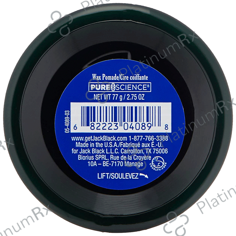Jack Black Black Hair Wax Pomade