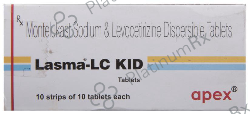 Lasma LC Kid 2.5/4mg Tablet 10s