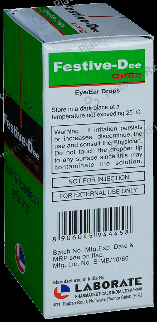 Festive Dee Optic Eye/Ear Drop 10ml