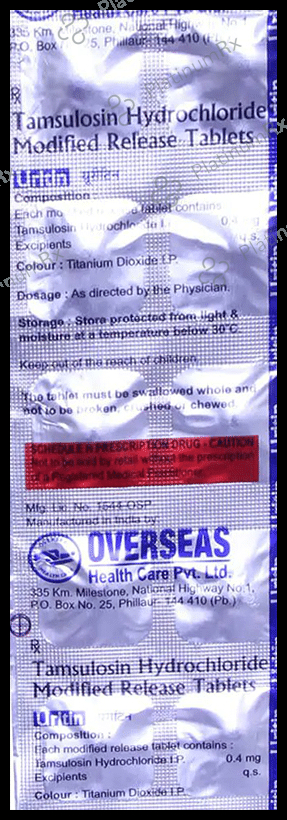 Uritin 0.4mg Tablet 10s