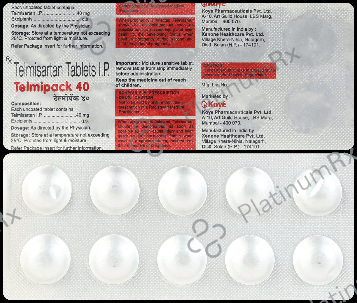 Telmipack 40 Tablet