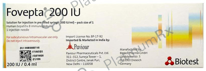 Fovepta 200IU Solution for Injection