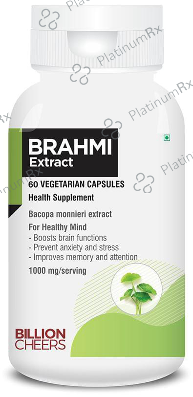 Billion Cheers Brahmi Extract Vegetarian Capsules