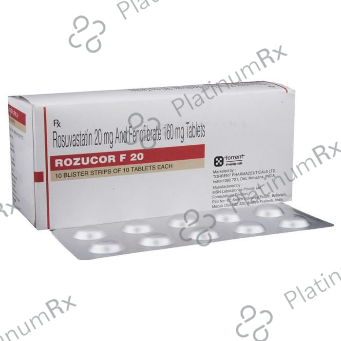 Rozucor F 20 Tablet 10 tablets