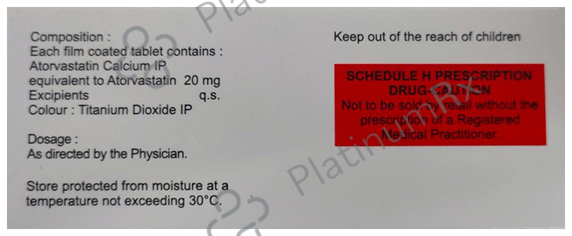 Atorfit 20mg Tablet 20s