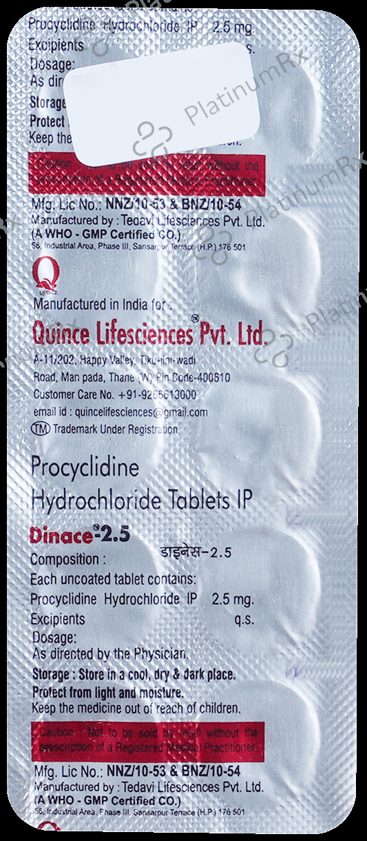 Dinace 2.5 Tablet