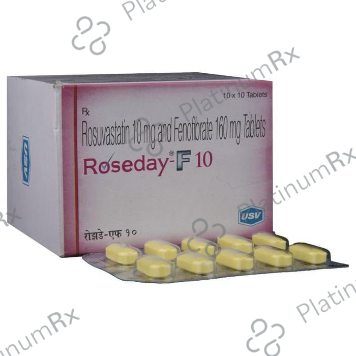 Roseday F 10 160/10mg Tablet 10s