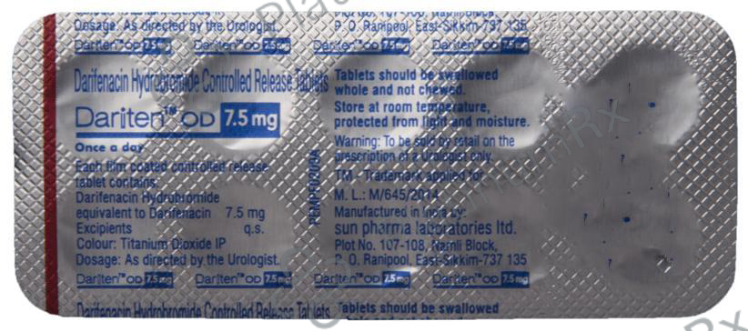 Dariten OD 7.5mg Tablet PR 10s