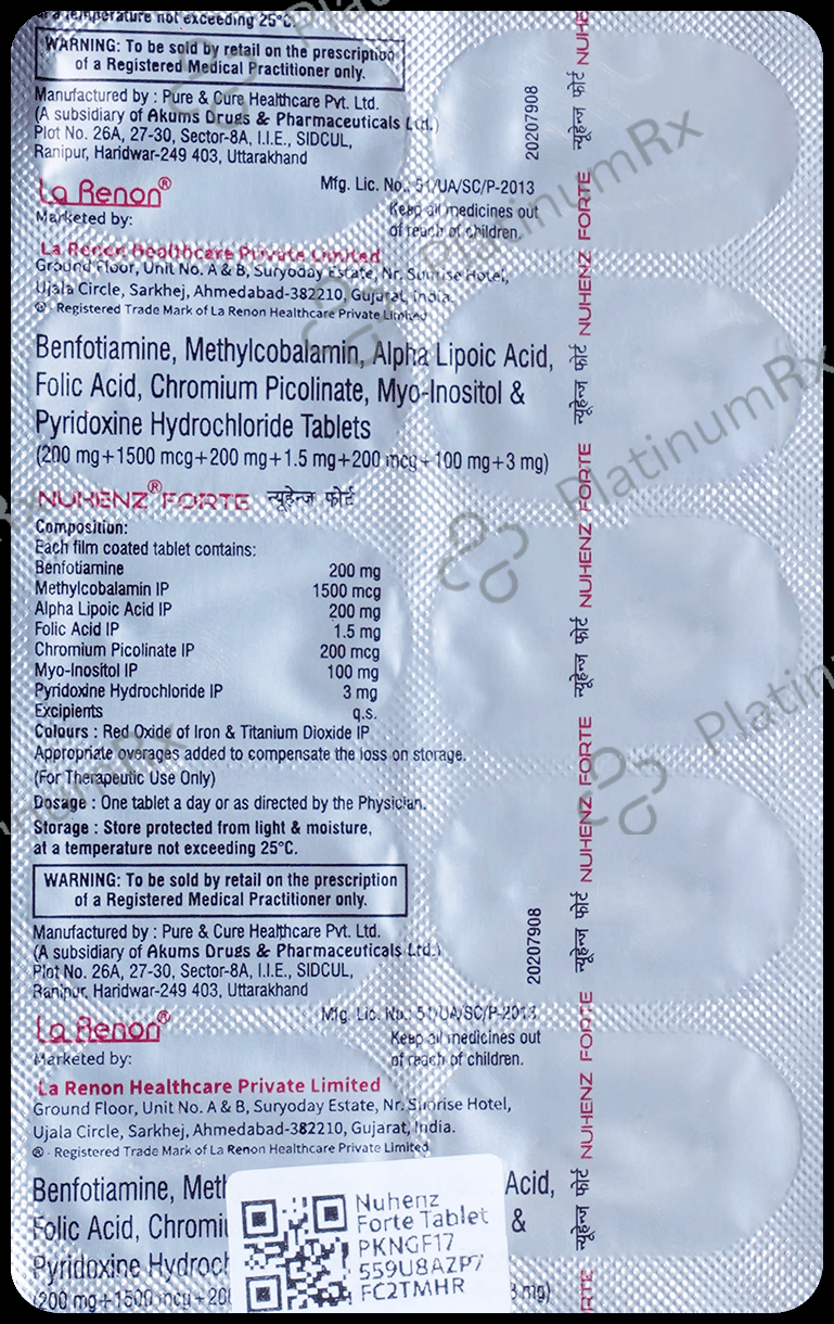 Nuhenz Forte Tablet 10s