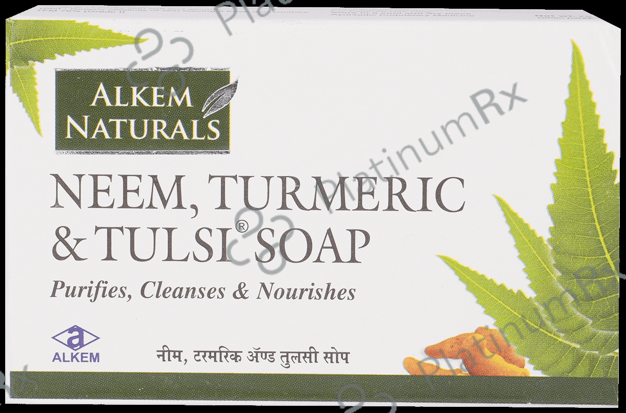 Alkem Naturals Neem Turmeric & Tulsi Soap