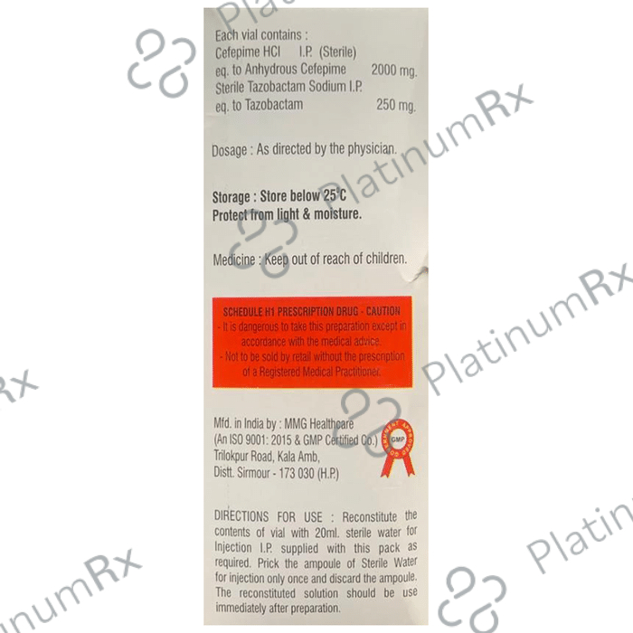 Cefitaz 2250mg Injection