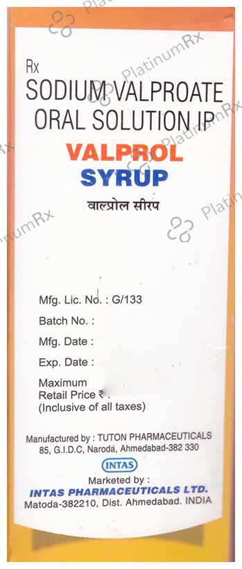 Valprol 200mg Syrup 200ml