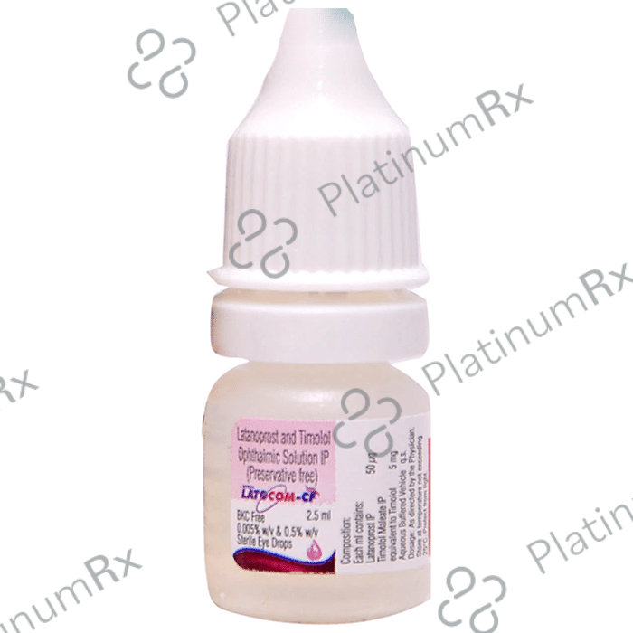 Latocom CF 50/5mg Eye Drop 1s