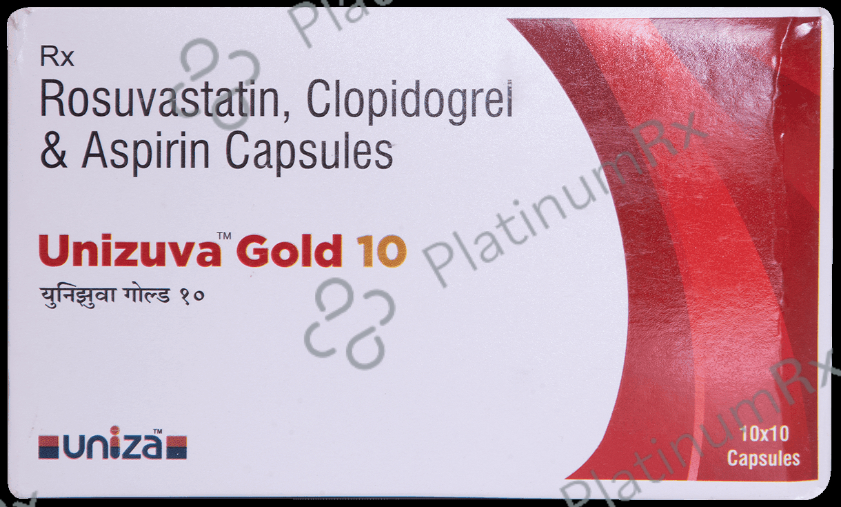 Unizuva Gold 75mg/10mg/75mg Capsule