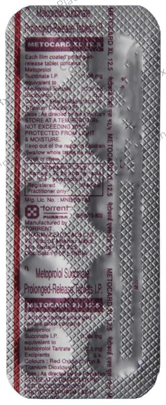 Metocard XL 12.5mg Tablet 10s