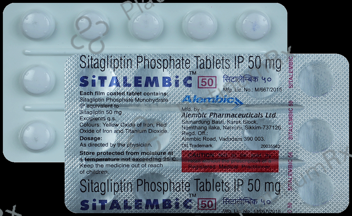 Sitalembic 50mg Tablet 15s
