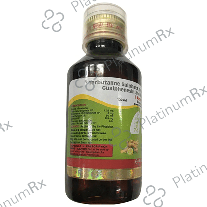 Ascoril Plus Ginger Lemon Expectorant 120ml