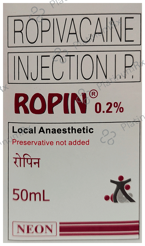 Ropin 0.2% Injection 50 Injection