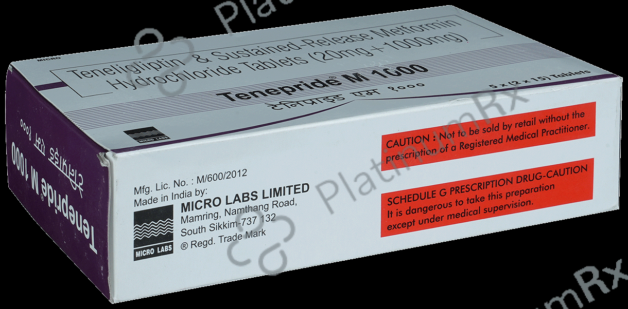 Tenepride M 1000 1000/20mg Tablet SR 15s