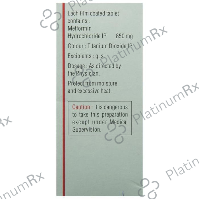 Glycomet 850mg Tablet 10s