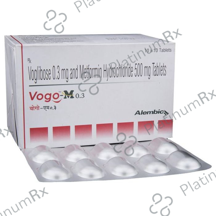 Vogo M 0.3/500mg Tablet 10s