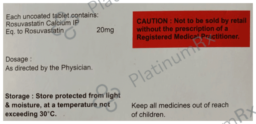 Rozitiq 20 Tablet