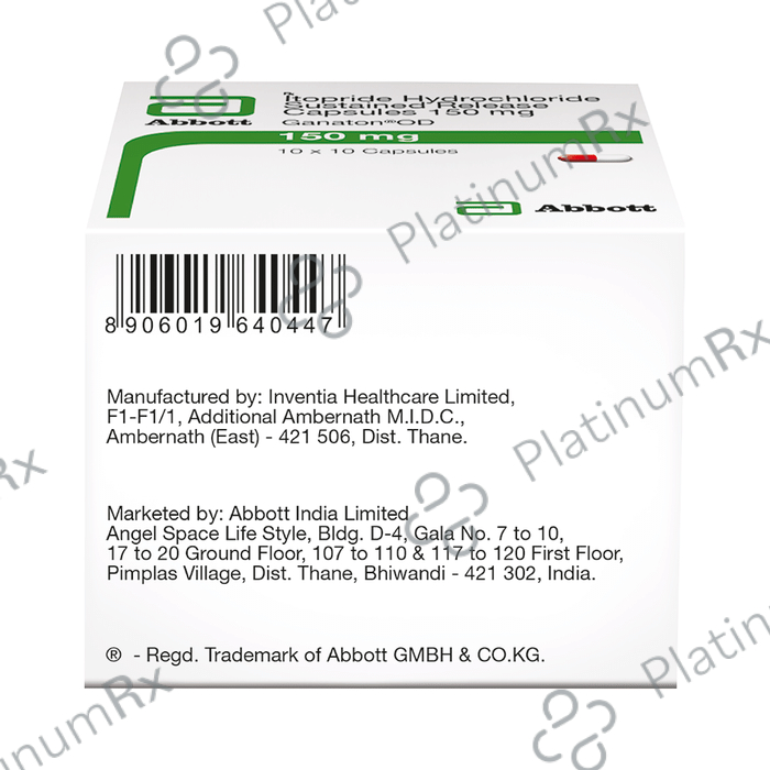 Ganaton OD 150mg SR Capsule 10s