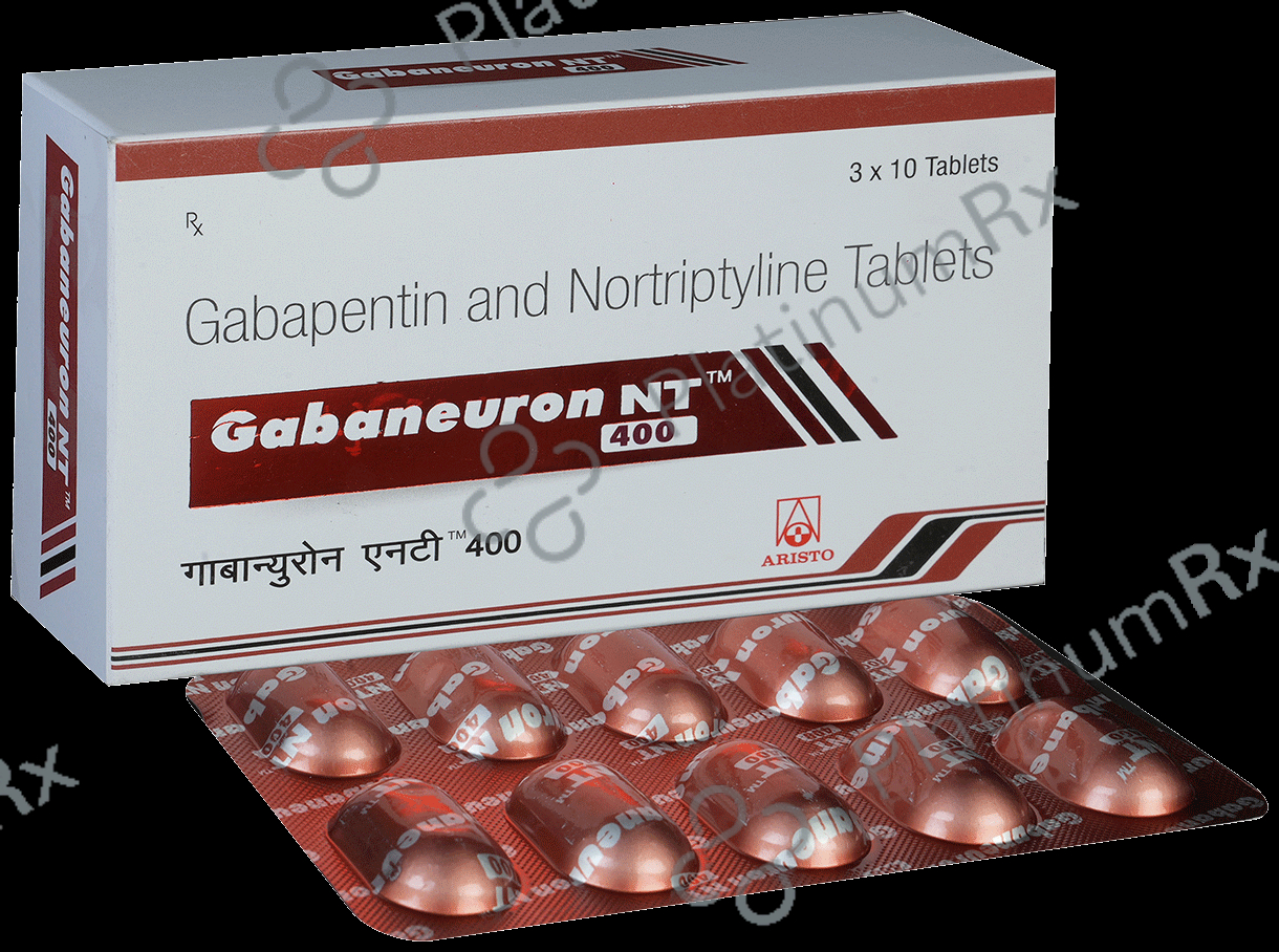 Gabaneuron NT 400/10mg Tablet 10s