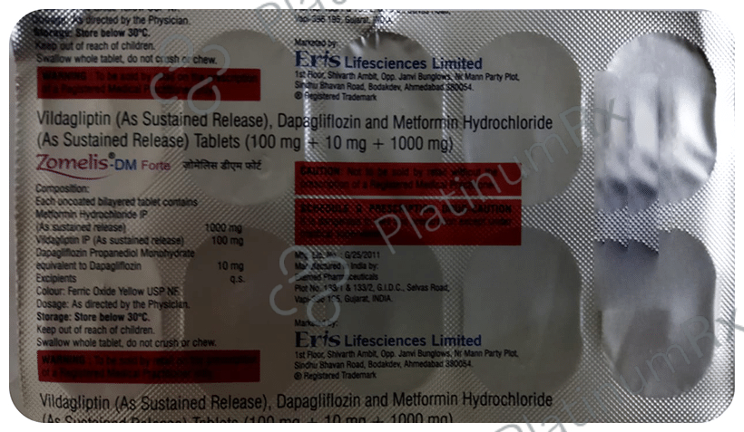 Zomelis DM Forte Tablet SR 10s