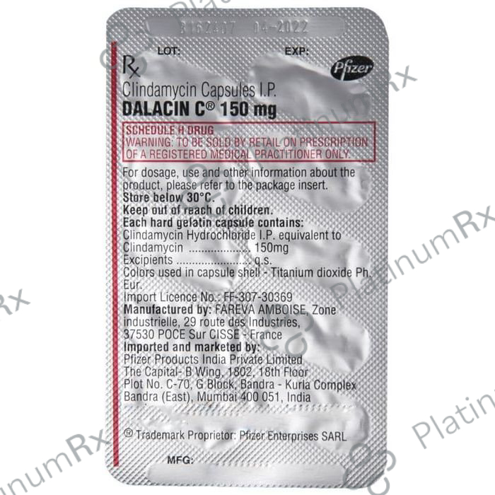 Dalacin C 150mg Capsule 10s