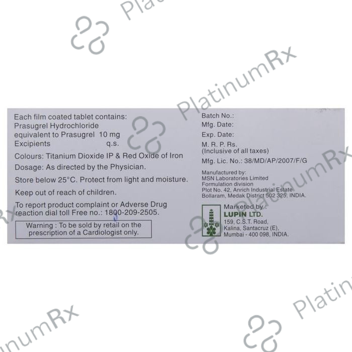 Prasudoc 10mg Tablet 10s