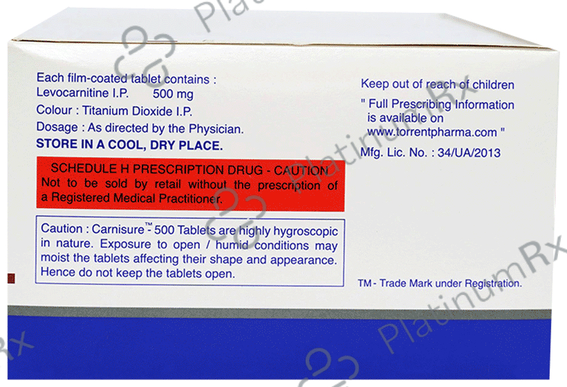 Carnisure 500mg Tablet 10s