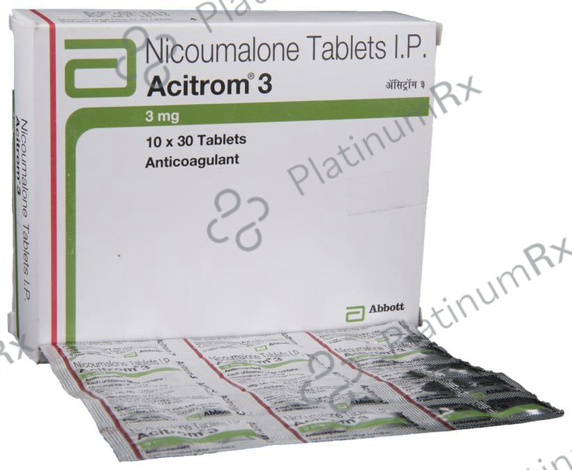 Acitrom 3mg Tablet 30s