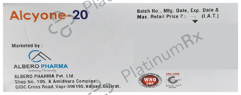 Alcyone 20mg Tablet