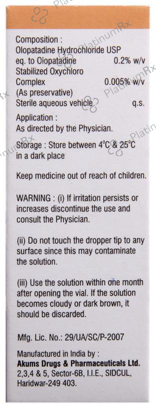 Oloday Ophthalmic Solution