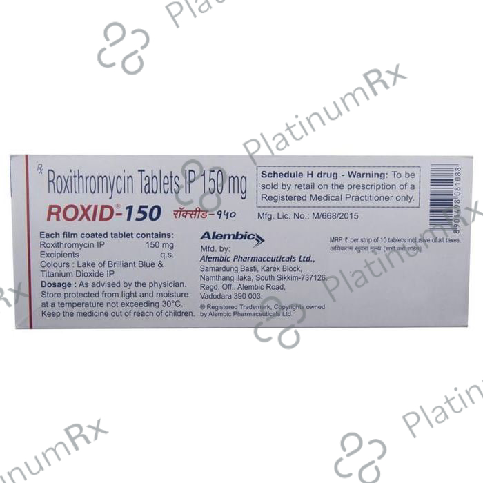 Roxid 150mg Tablet 10s