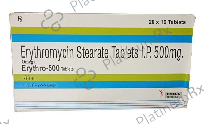 Erythro 500mg Tablet 10s